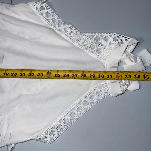 Lulus White High Neck Open Back Dress size S - Picture 6 of 6